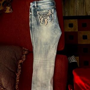 I am selling some nice blue miss me jeans